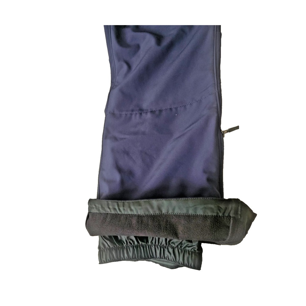 Eddie Bauer Alpenglow 2X Navy Ski Pants Softshell Fleece Snow Après Ski - Picture 10 of 11